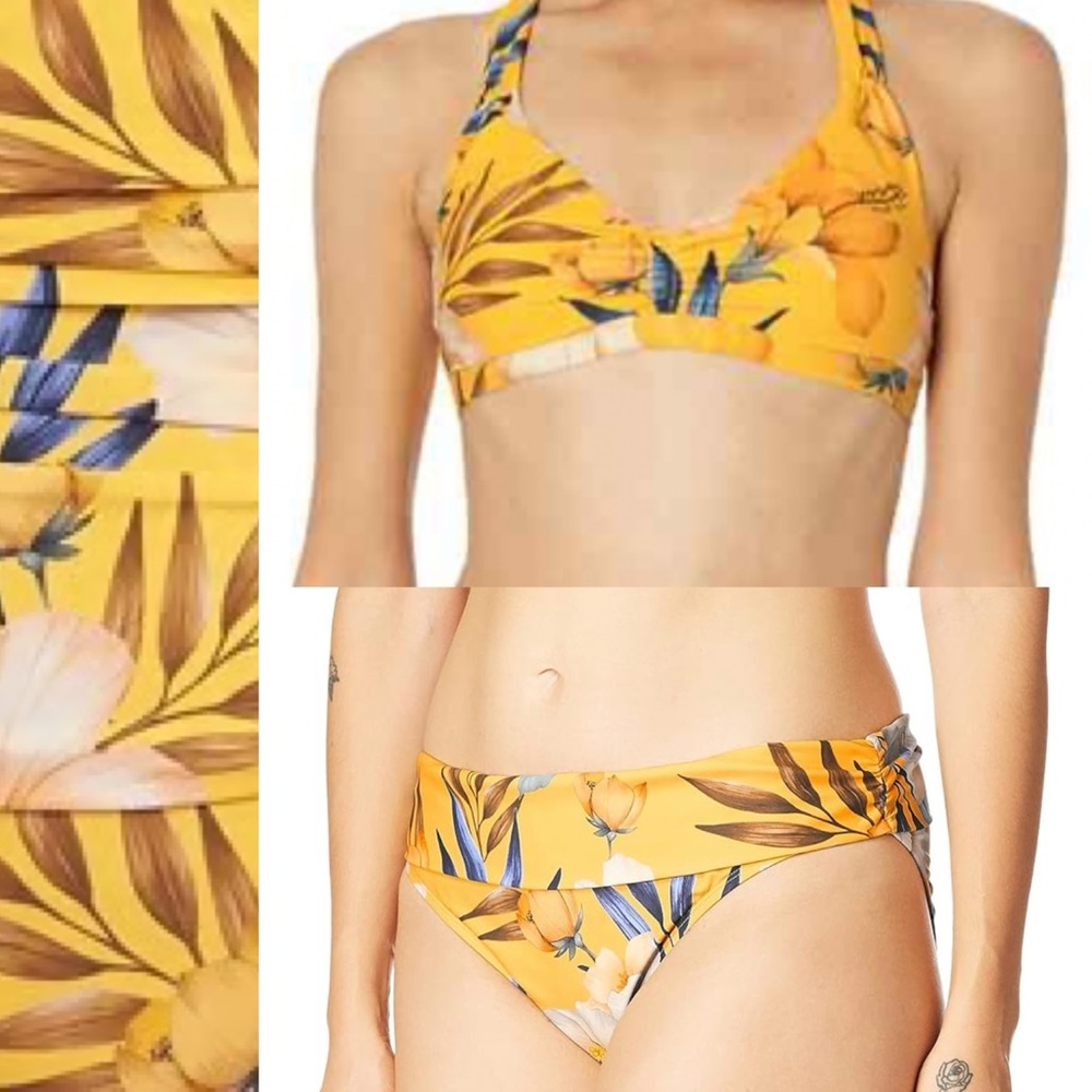 La Blanca Bella Fire marigold bikini